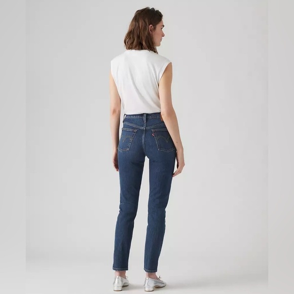 Levi's Women's High Rise Jeans - Dark Blue - Picture 2 of 12